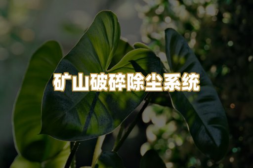 矿山破碎除尘系统
